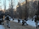Soldații ucraineni fac exerciții militare la Cernobîl