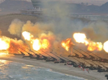 Cresc tensiunile între Coreea de Nord și Coreea de Sud. Zeci de obuze au fost trase la graniță