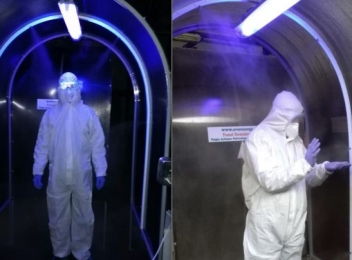 Consiliul Județean Galați a anunțat instalarea de tuneluri dezinfectante în unele spitale