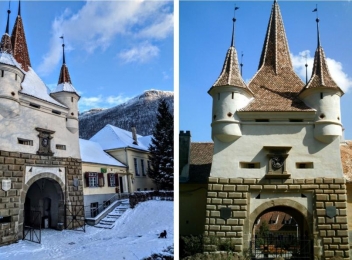 Poarta Ecaterinei, singura atracție din Brașov care și-a păstrat aspectul original