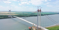 Veste proastă pentru șoferi! Podul peste Dunăre de la Brăila nu va fi dat în funcțiune în decembrie 2022