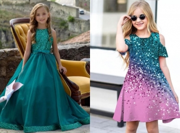 Cele mai frumoase și elegante culori pentru rochițele de fetițe