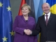 Traian Băsescu a felicitat-o pe Angela Merkel pentru al treilea mandat de cancelar! 