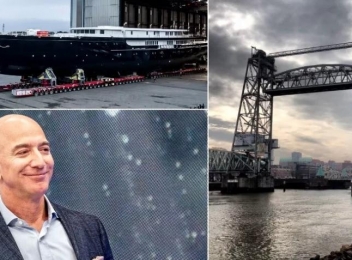 Autoritățile din Rotterdam vor demonta un pod istoric pentru a permite trecerea unui iaht de 430 milioane de euro al lui Jeff Bezos