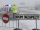 Poliția Română anunță că mai multe drumuri sunt închise din cauza zăpezii